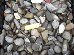 Галька природная МОРСКАЯ ЧЕРНАЯ купить