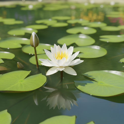 Кувшинка марлиевая Альбида купить