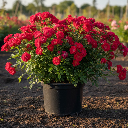 Роза почвопокровная Кримсон Мейдиланд купить