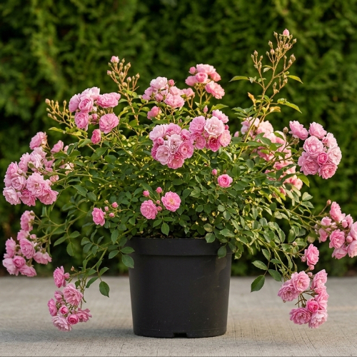 Роза почвопокровная Пинк Фейри купить